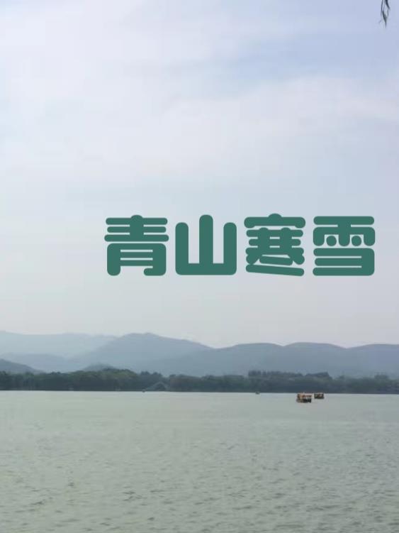 青山未老头先白